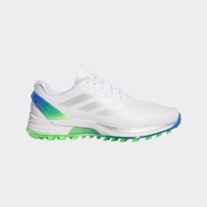 Adidas Adizero ZG Spikeless Shoes - Cloud White / Silver Metallic / Lime Burst