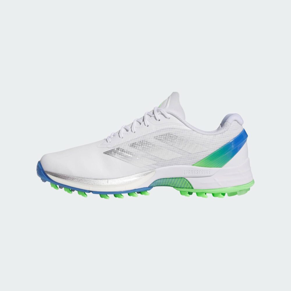 Adidas Adizero ZG Spikeless Shoes - Cloud White / Silver Metallic / Lime Burst - Image 4