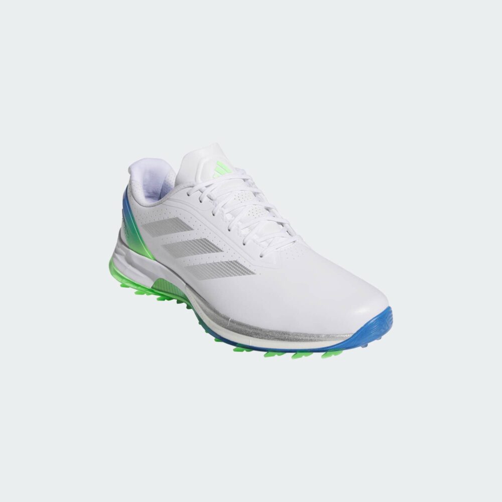 Adidas Adizero ZG Spikeless Shoes - Cloud White / Silver Metallic / Lime Burst - Image 5