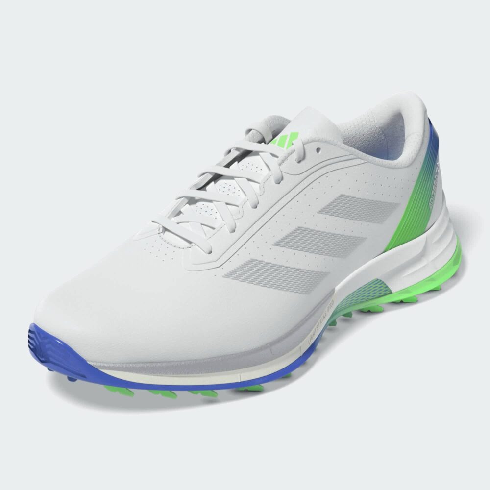 Adidas Adizero ZG Spikeless Shoes - Cloud White / Silver Metallic / Lime Burst - Image 10