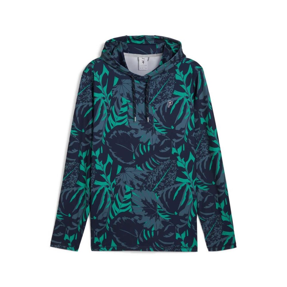 Puma x PTC Palm Glitch Hoodie - Deep Navy / Sparkling Green