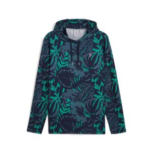 Puma x PTC Palm Glitch Hoodie - Deep Navy / Sparkling Green