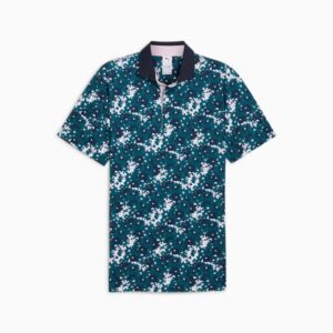 PUMA x Arnold Palmer Floral Men's Polo - Cold Green