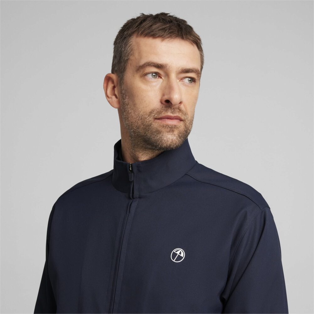 PUMA x Arnold Palmer Men's Zip Jacket - Deep Navy - Image 4