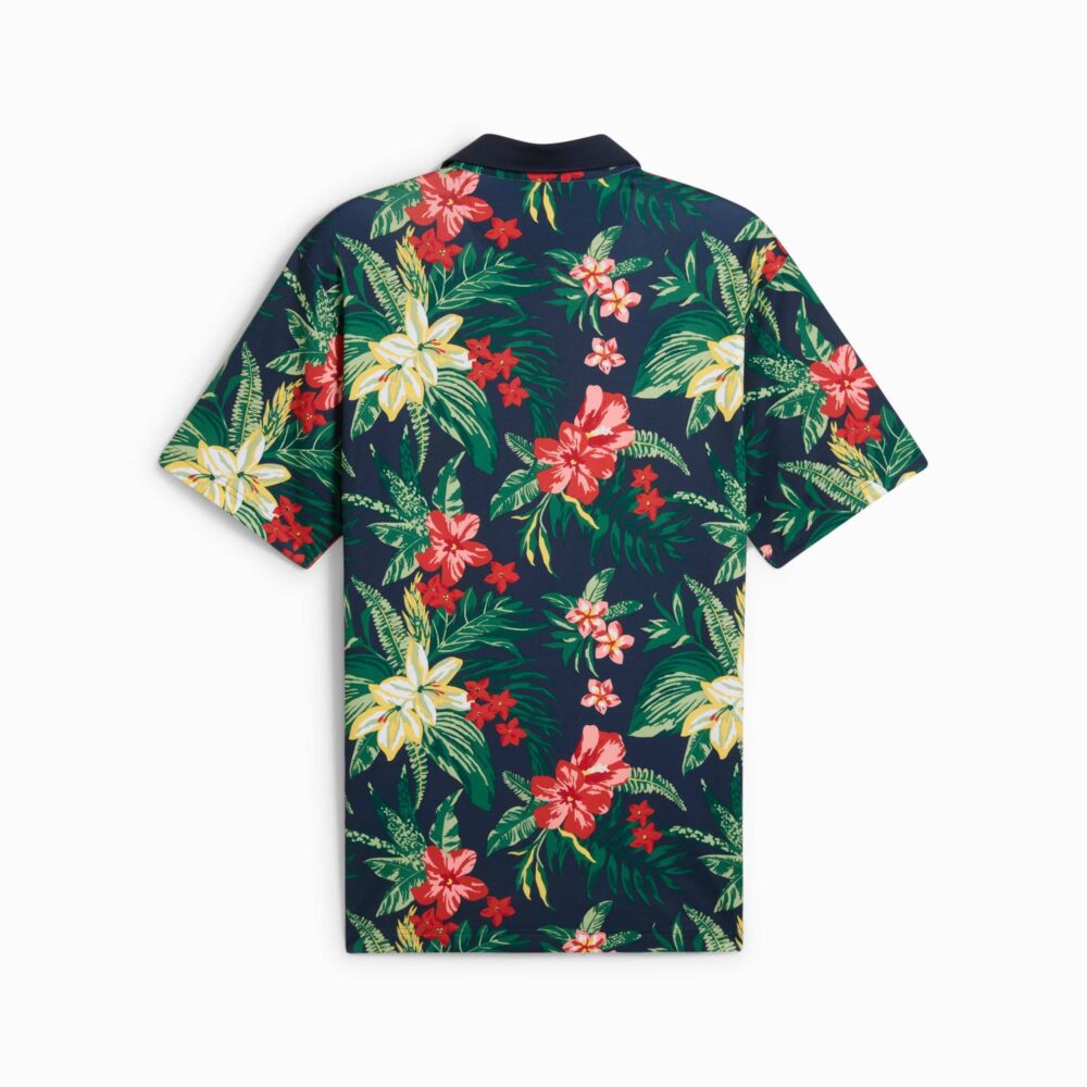 Puma x PTC Floral Polo - Deep Navy - Image 2