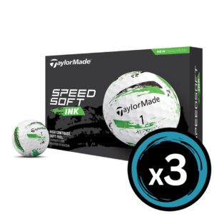 Taylormade Speed Soft Ink - Green 3 Pack