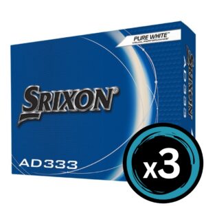 Srixon 24 AD333 - White 3 Pack