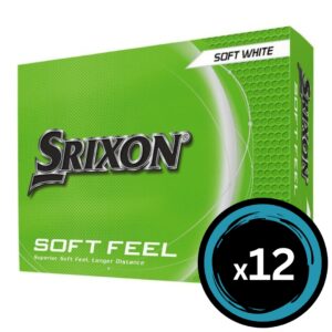 Srixon 25 Soft Feel - White 12 Pack