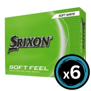 Srixon 25 Soft Feel - White 6 Pack