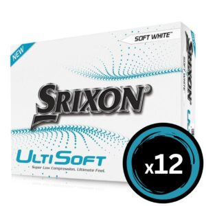 Srixon UltiSoft 4 White 12 Pack