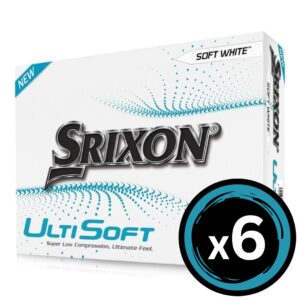 Srixon UltiSoft 4 White 6 Pack