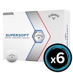 Callaway 23 Supersoft - White 6 Pack