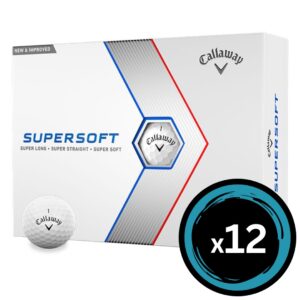 Callaway 23 Supersoft - White 12 Pack