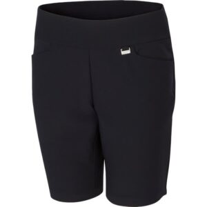 Greg Norman Womens Pull-On Woven Short - Black