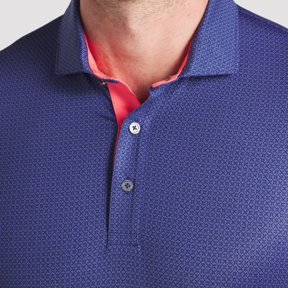 Puma MATTR Tile Polo - Blue Crystal / Deep Navy - Image 4