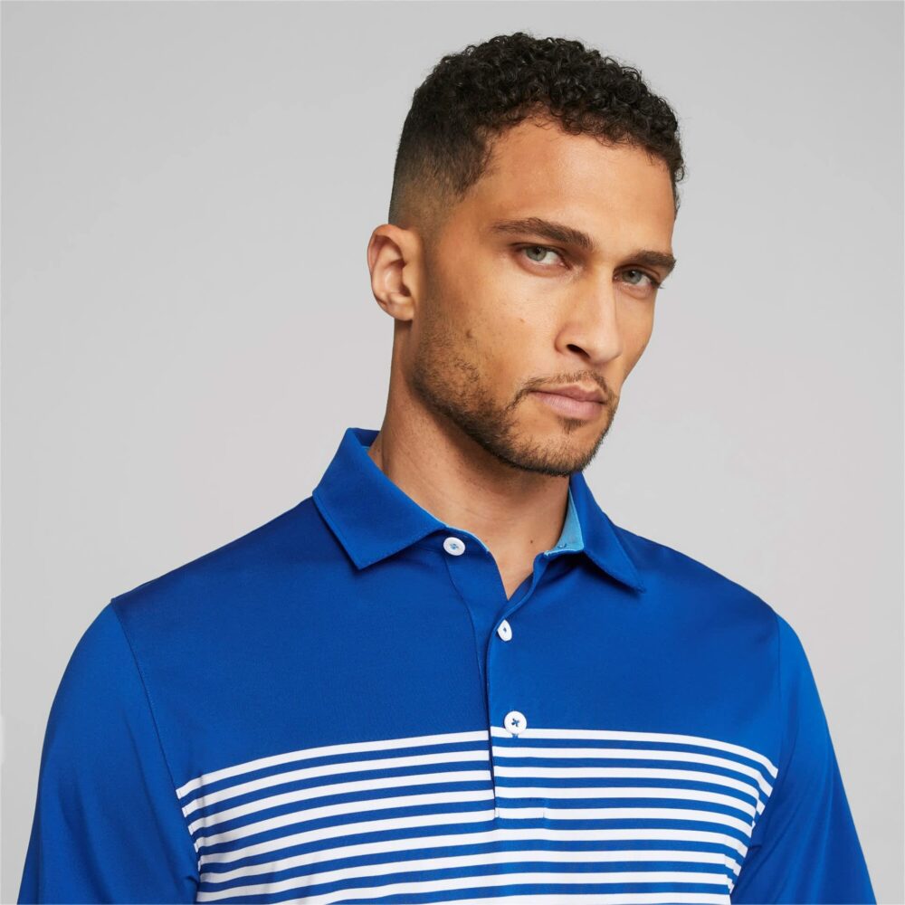 Puma Mattr Track Polo - Festive Blue / Regal Blue - Image 4