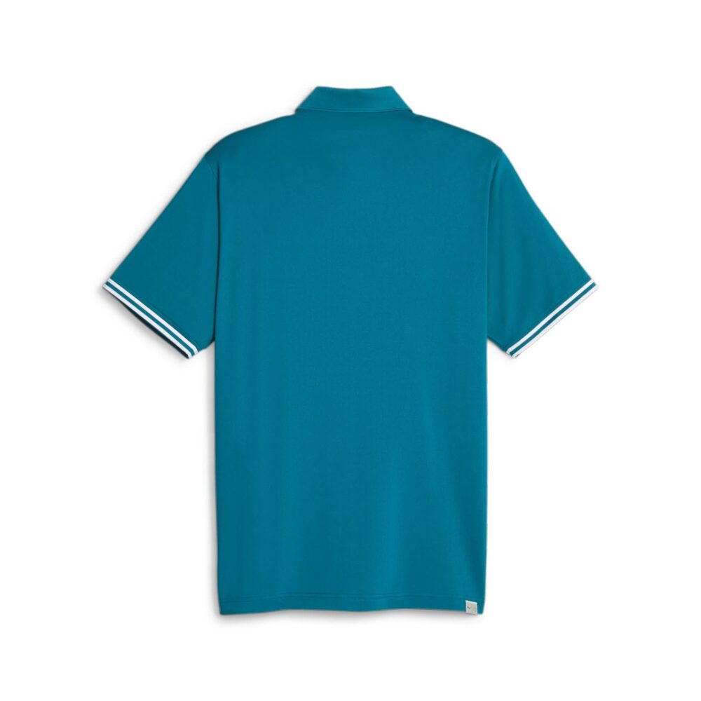 Puma Mattr Track Polo - Pacific Green / Cay Heath - Image 2