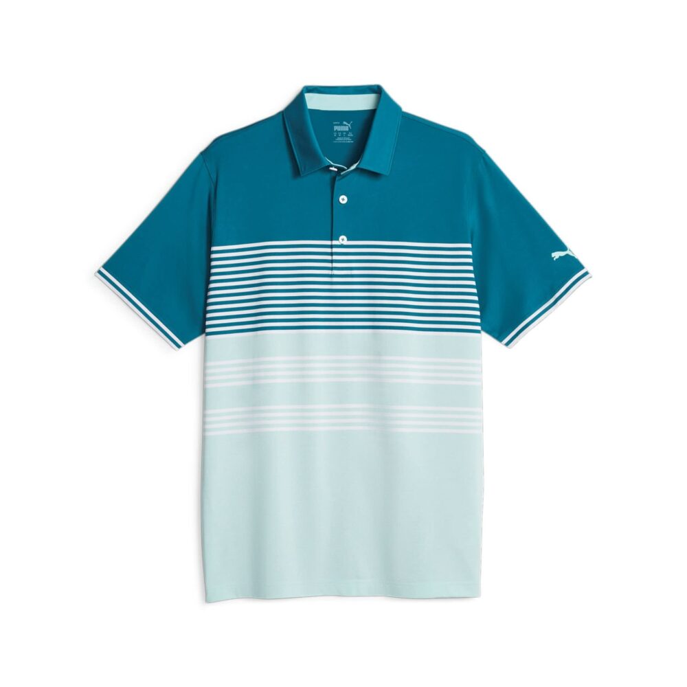 Puma Mattr Track Polo - Pacific Green / Cay Heath