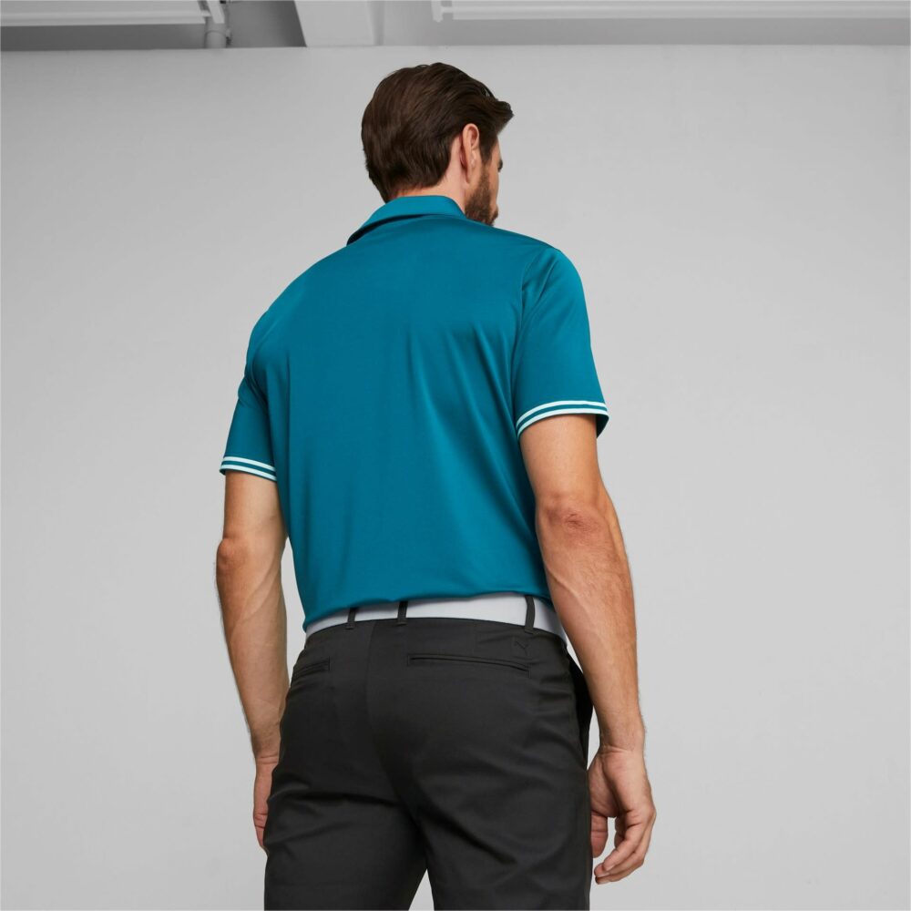 Puma Mattr Track Polo - Pacific Green / Cay Heath - Image 5