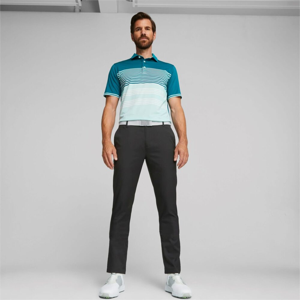 Puma Mattr Track Polo - Pacific Green / Cay Heath - Image 6