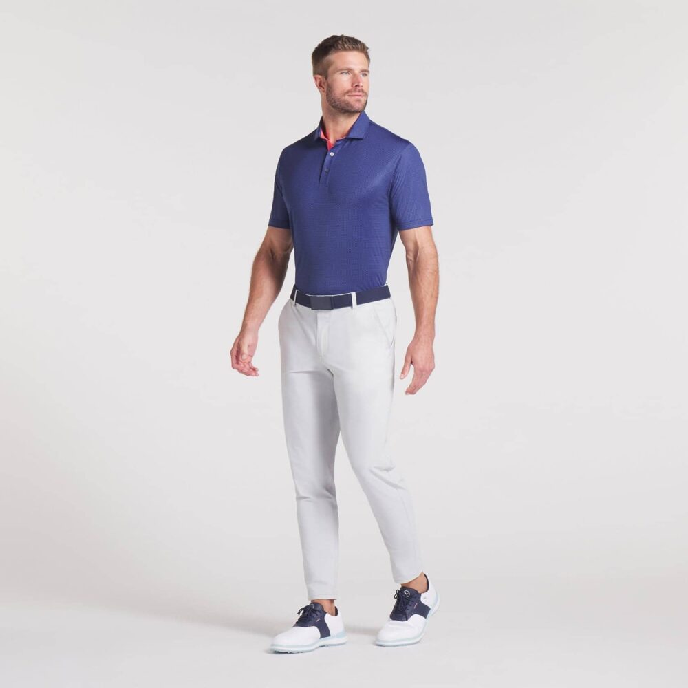 Puma MATTR Tile Polo - Blue Crystal / Deep Navy - Image 3