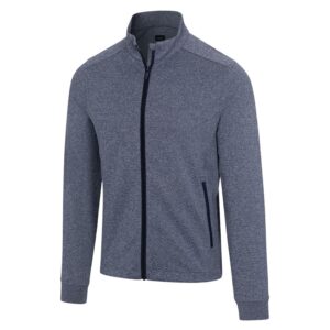 Greg Norman Match Play Full Zip Jacket - Navy Heather