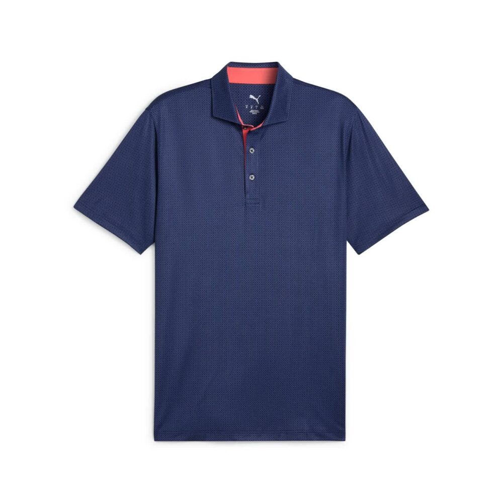 Puma MATTR Tile Polo - Blue Crystal / Deep Navy - Image 5