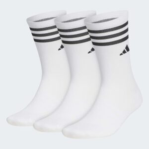 Adidas Crew Golf Socks 3 Pack - White
