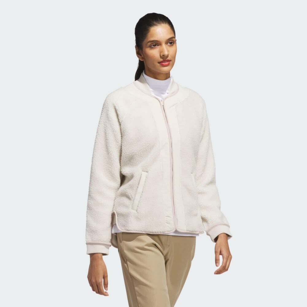 Adidas Women's Go-To Fleece Jacket - Alumina - Image 2
