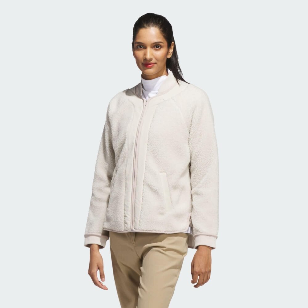 Adidas Women's Go-To Fleece Jacket - Alumina