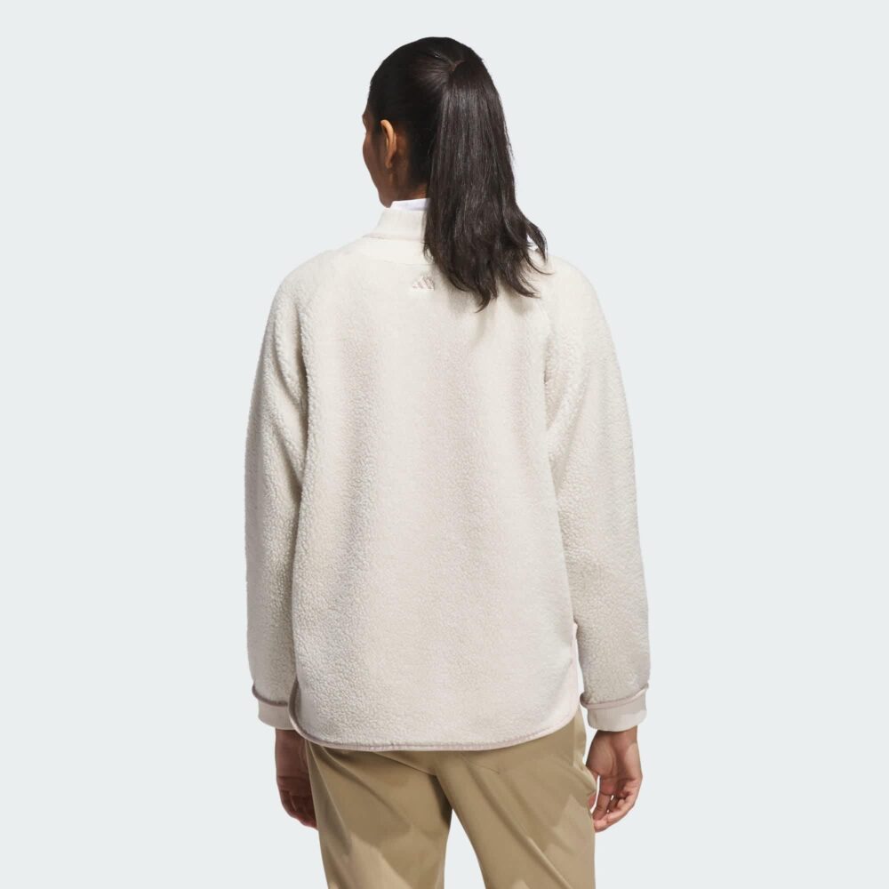 Adidas Women's Go-To Fleece Jacket - Alumina - Image 3