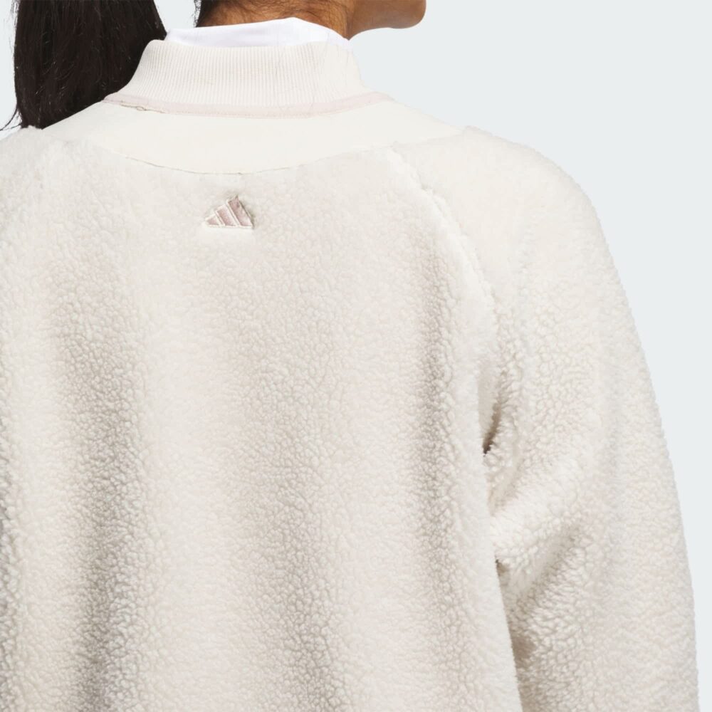 Adidas Women's Go-To Fleece Jacket - Alumina - Image 5