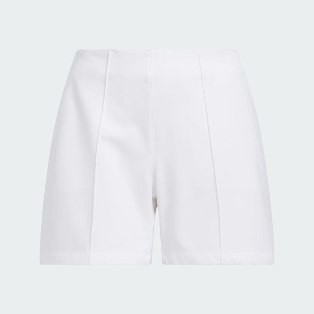 Adidas Women's Pintuck Pull On Shorts - White
