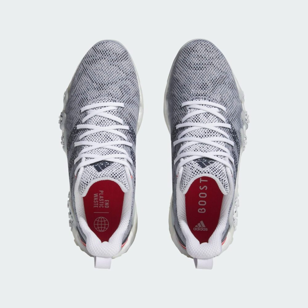 Adidas Code Chaos 22 Shoes - Cloud White / Collegiate Navy / Bright Red - Image 2