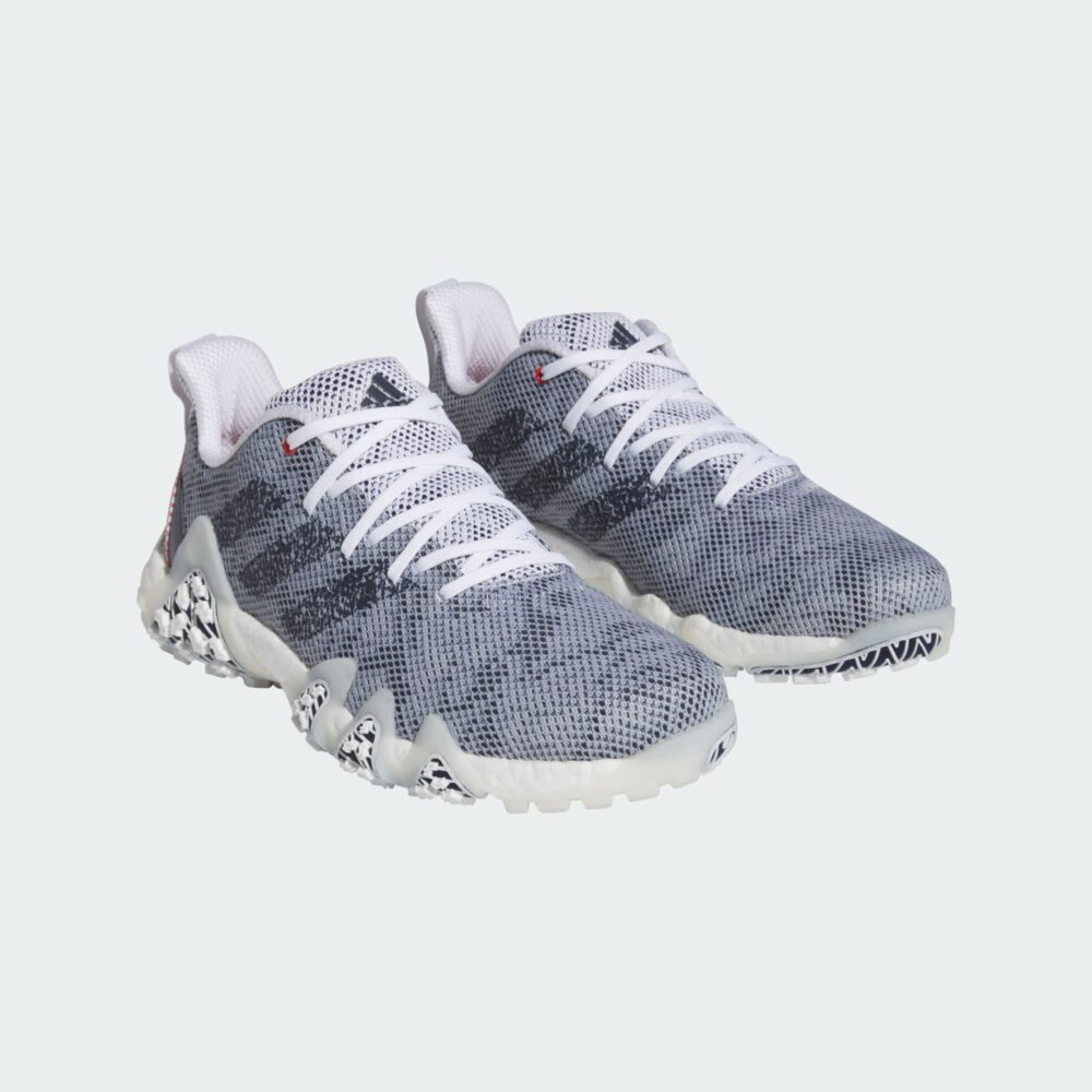 Adidas Code Chaos 22 Shoes - Cloud White / Collegiate Navy / Bright Red - Image 5