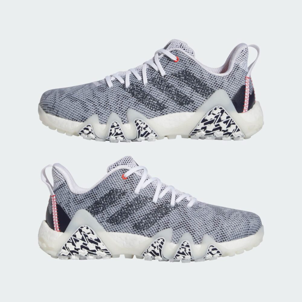 Adidas Code Chaos 22 Shoes - Cloud White / Collegiate Navy / Bright Red - Image 8