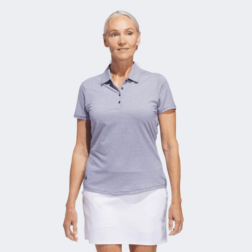Adidas Women's Ottoman Short Sleeve Polo - Collegiate Navy - Image 2