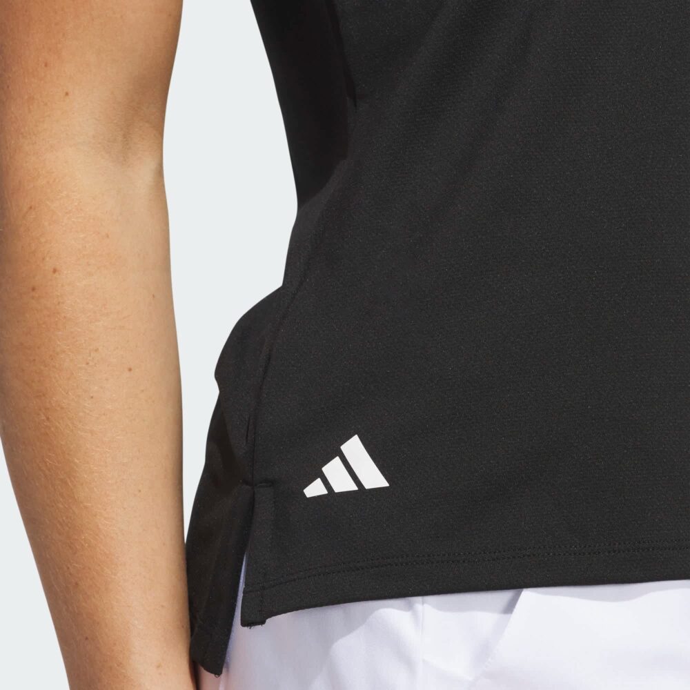 Adidas Women's Ultimate365 Zip Polo - Black - Image 5