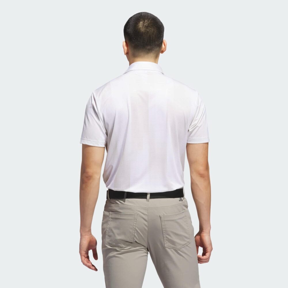 Adidas Ultimate365 Radiant Print Polo - White / Alumina - Image 3