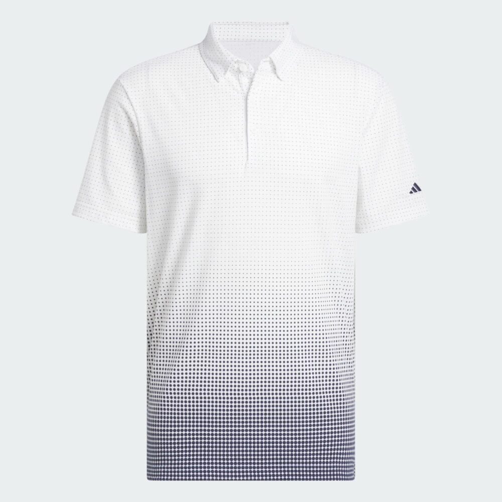 Adidas Go-To Rise Print Polo - White
