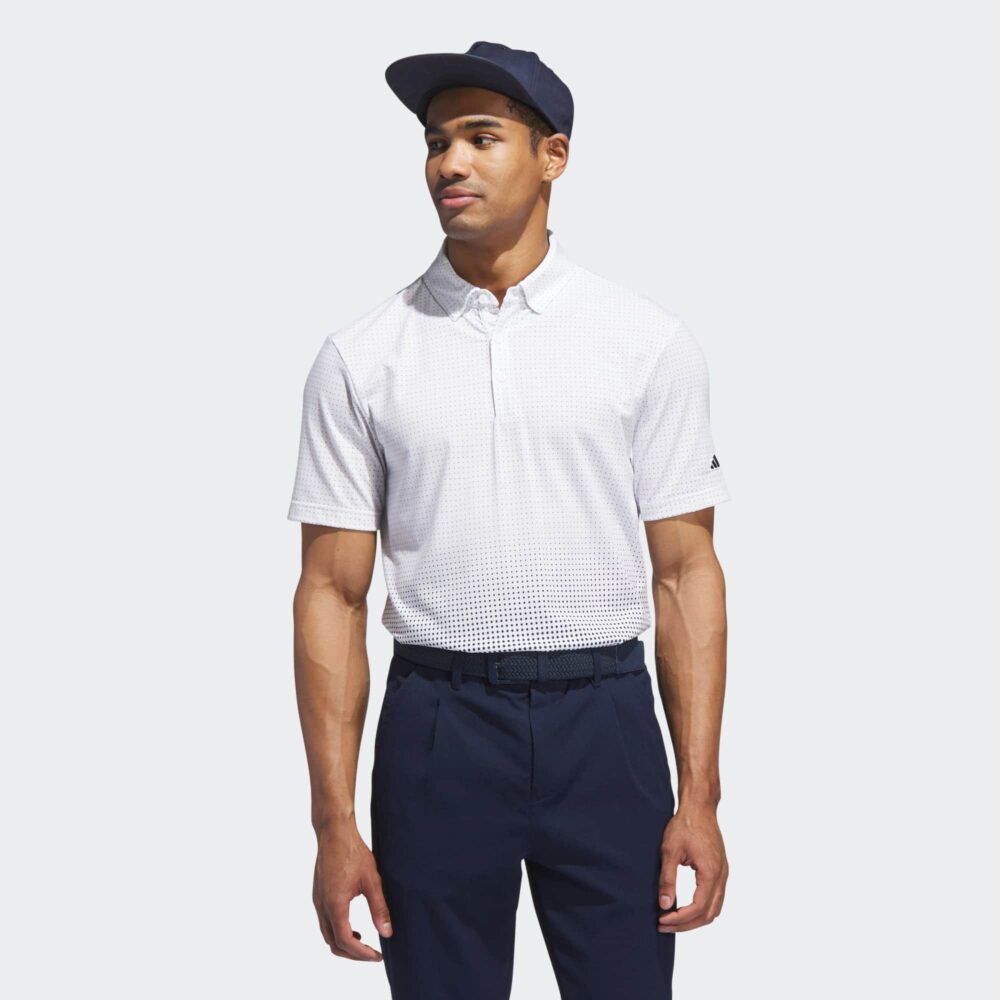 Adidas Go-To Rise Print Polo - White - Image 2