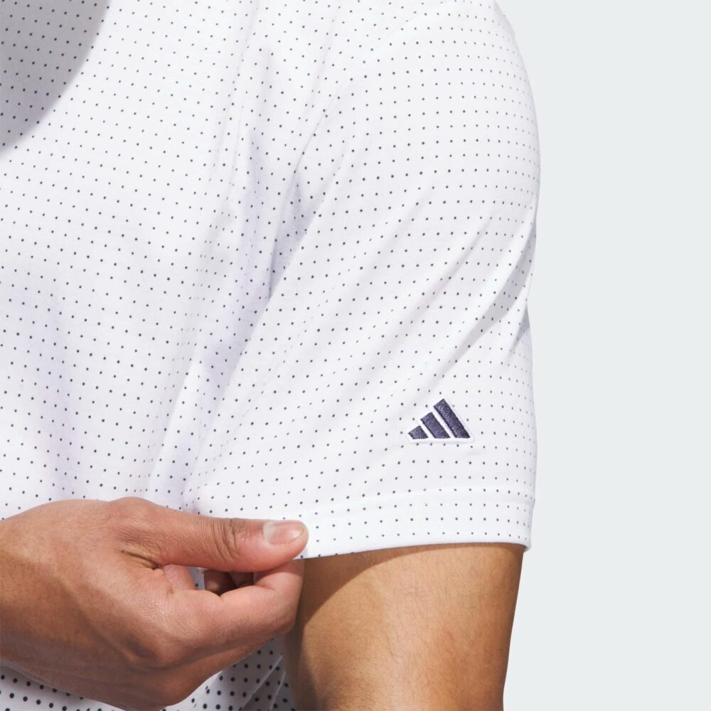Adidas Go-To Rise Print Polo - White - Image 6
