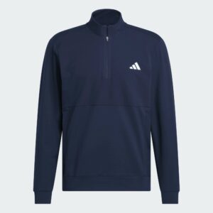 Adidas Ultimate365 Tour Quarter Zip Pullover - Collegiate Navy