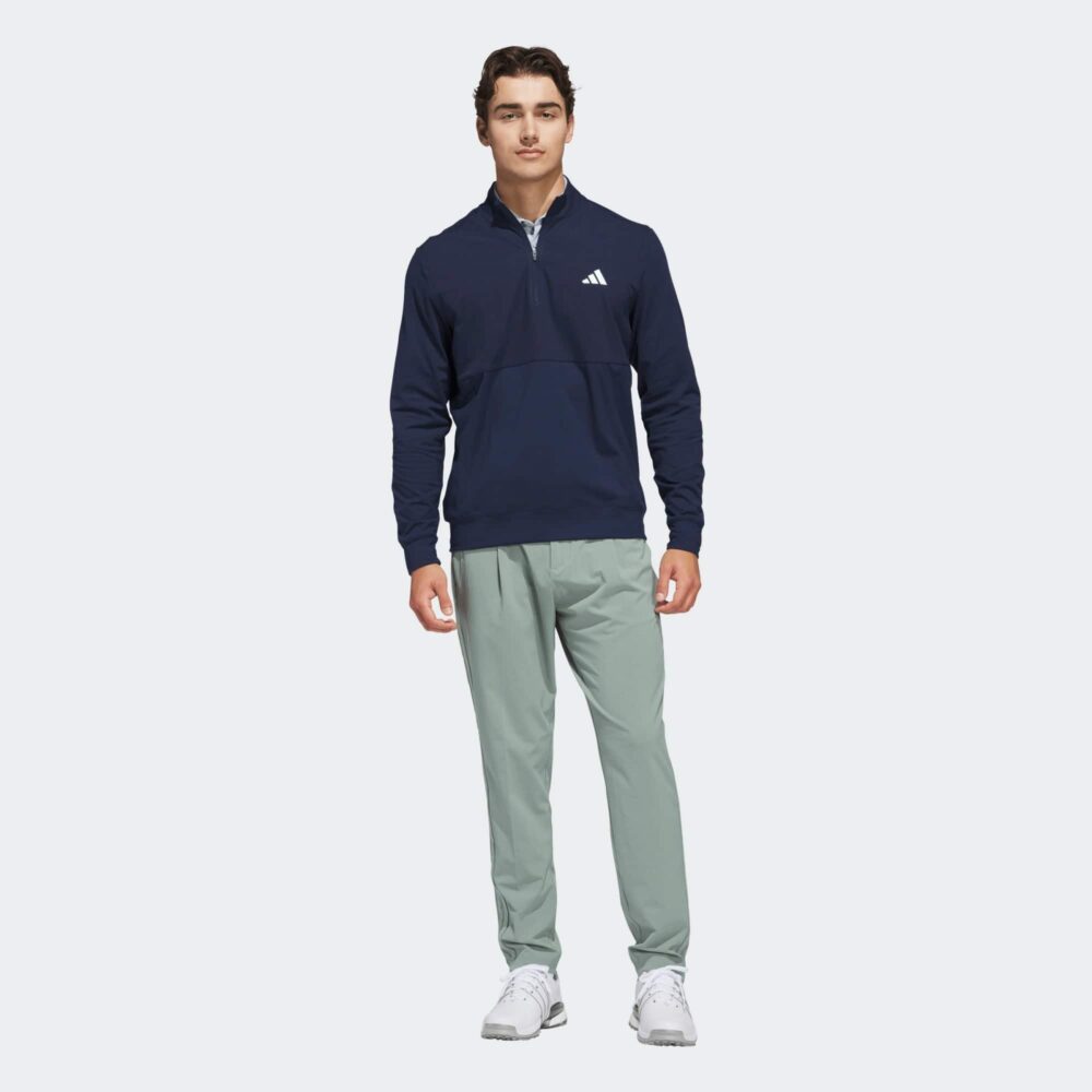 Adidas Ultimate365 Tour Quarter Zip Pullover - Collegiate Navy - Image 5