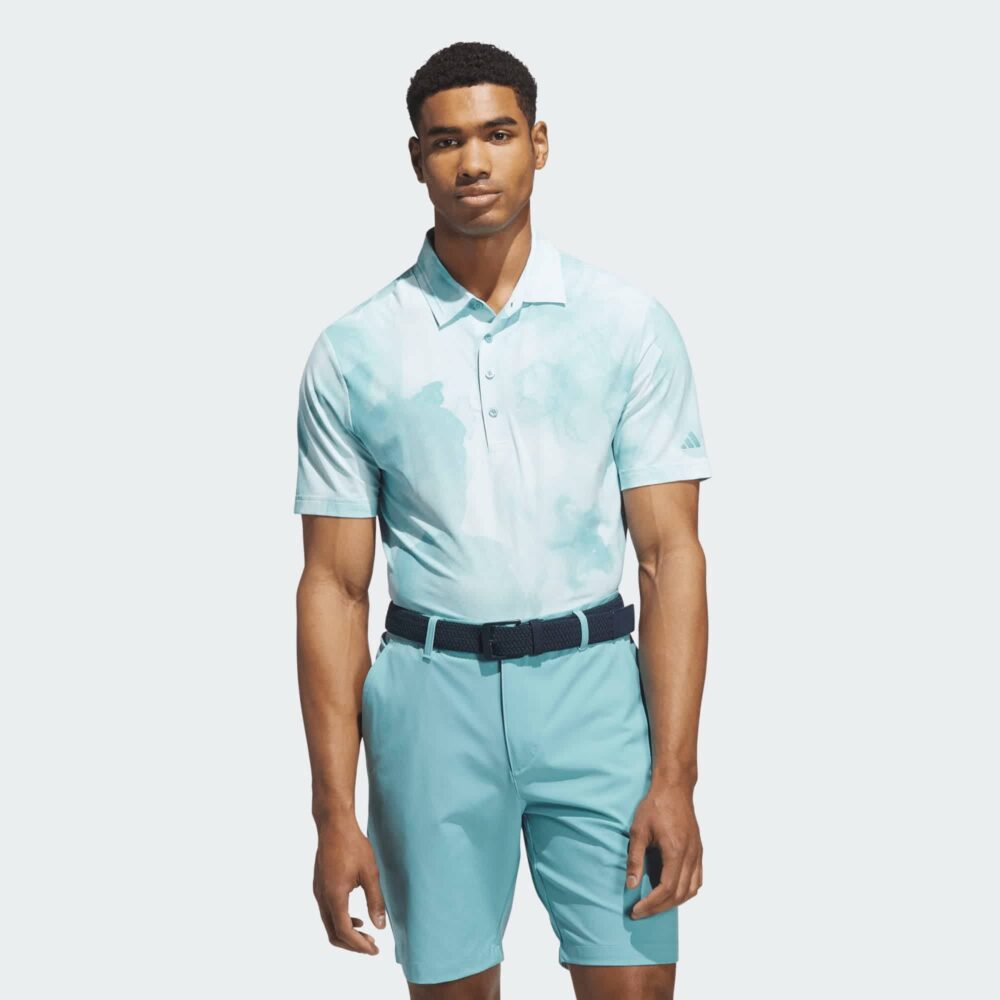 Adidas Ultimate365 Printed Cool Feeling Tour Polo - Mint Ton - Image 2