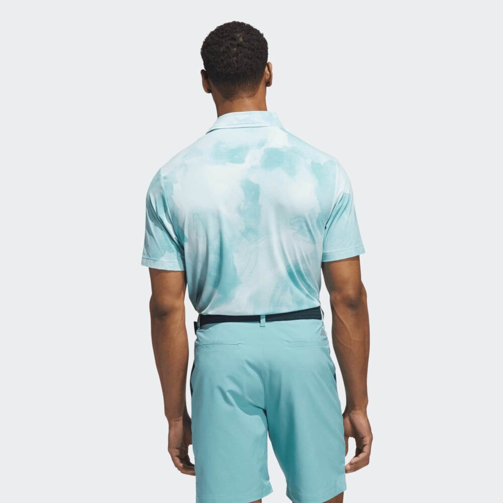 Adidas Ultimate365 Printed Cool Feeling Tour Polo - Mint Ton - Image 3