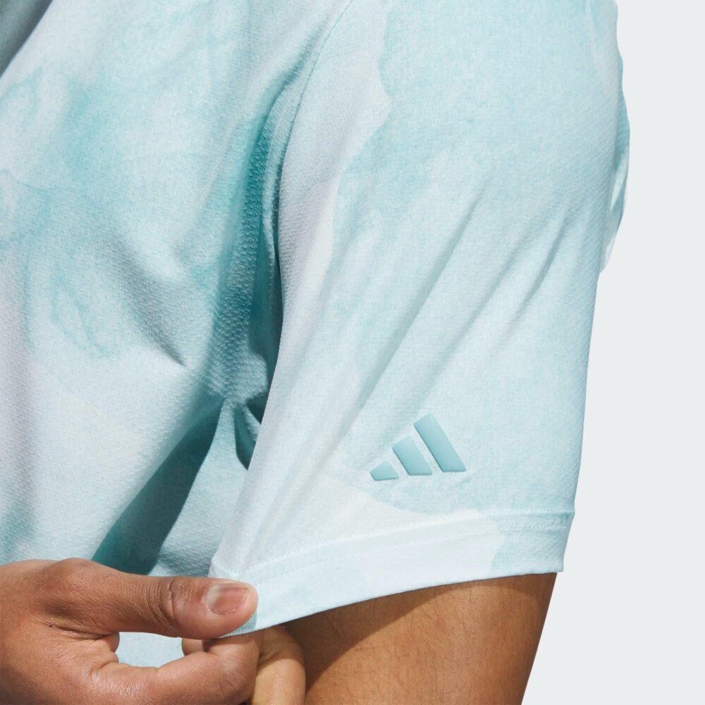 Adidas Ultimate365 Printed Cool Feeling Tour Polo - Mint Ton - Image 5