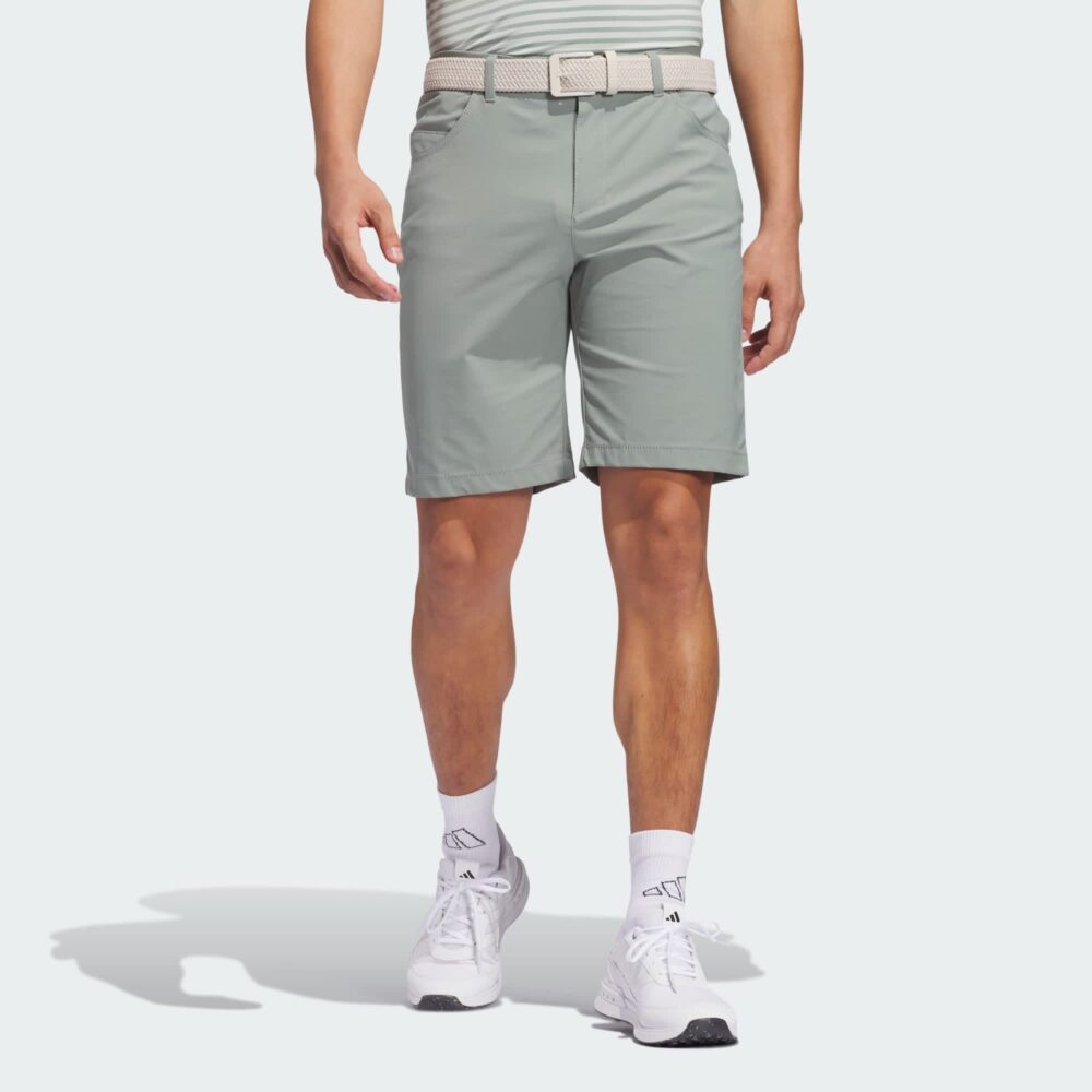 Adidas Ultimate365 5-Pocket Shorts - Silver Green - Image 2