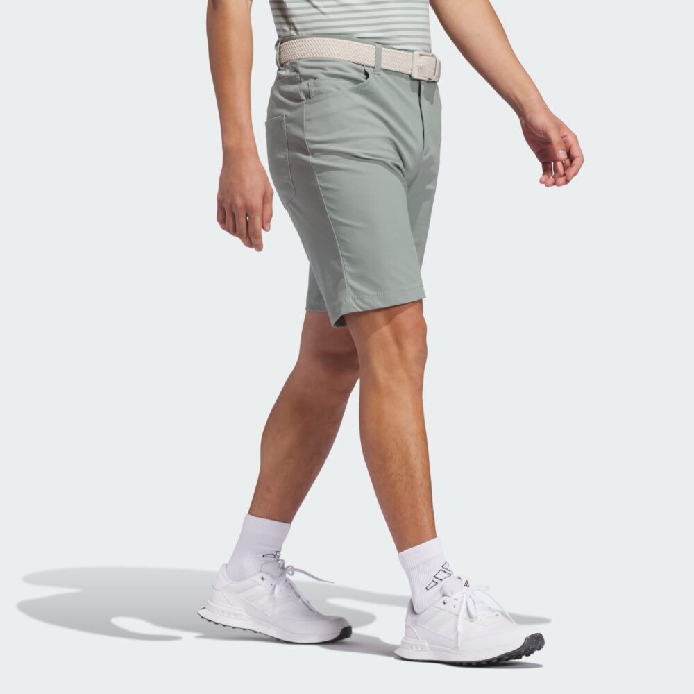 Adidas Ultimate365 5-Pocket Shorts - Silver Green - Image 4