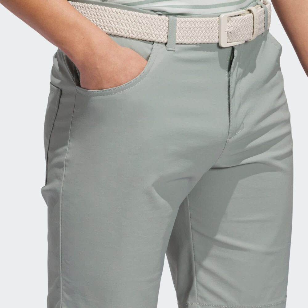 Adidas Ultimate365 5-Pocket Shorts - Silver Green - Image 5
